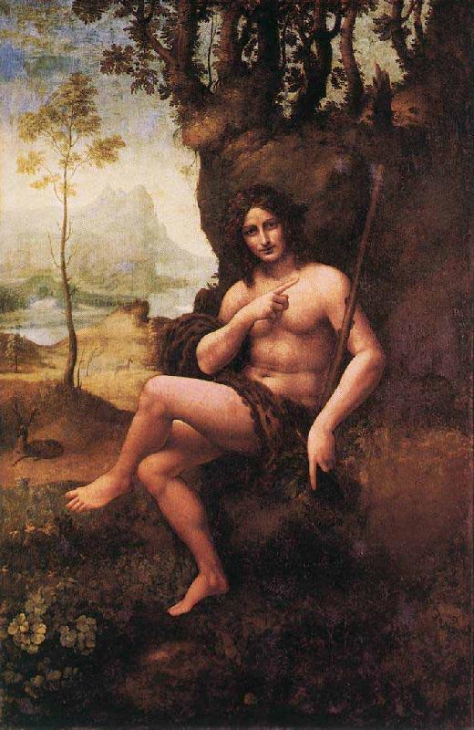 LEONARDO da Vinci St John in the Wilderness oil painting image